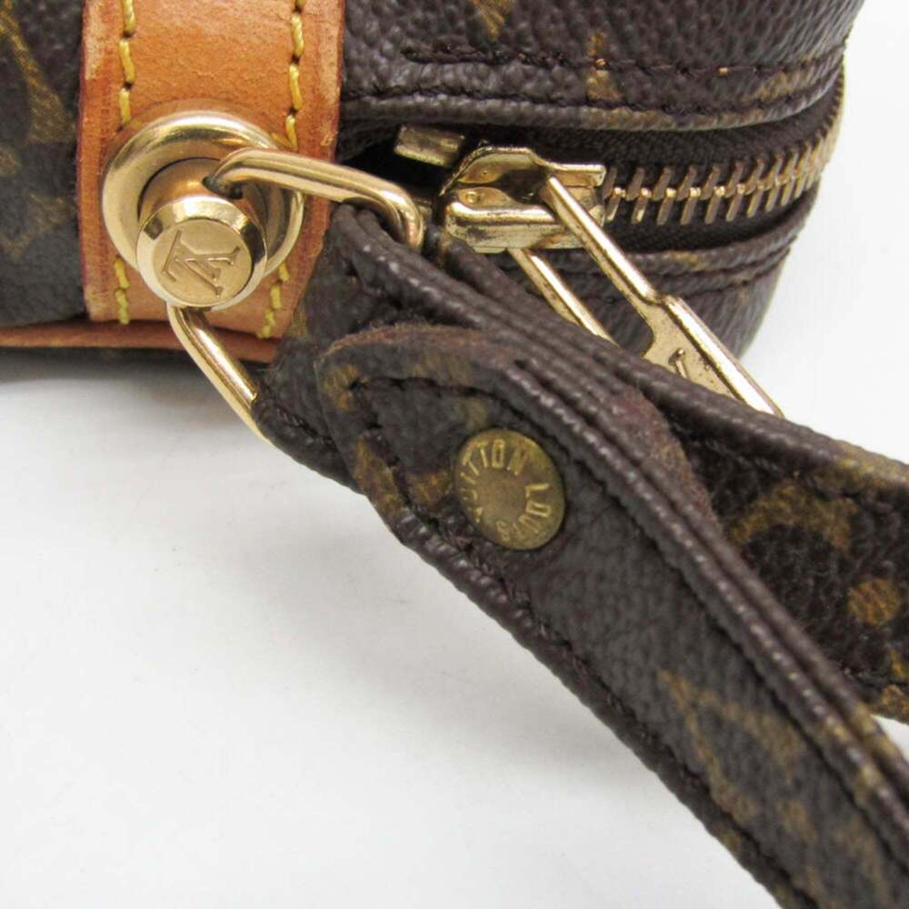 LOUIS VUITTON Authentic Brown Monogram Clutch Bag - Picture 9 of 12